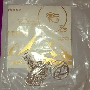 NEW Alex and Ani Necklace - SS - Eye of Horus 20in